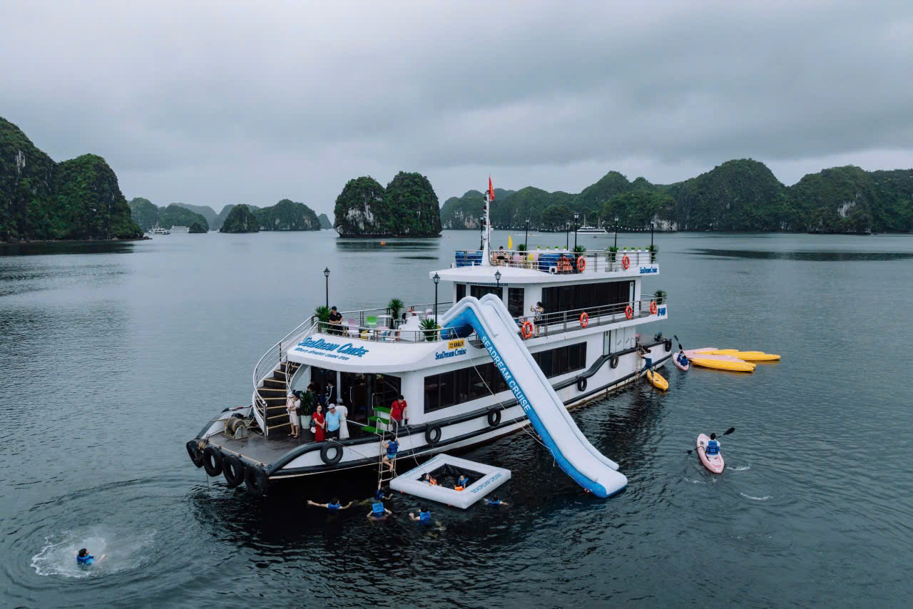 Full-Day SeaDream Cruise: Unforgettable Journey to Lan Ha & Ha Long Bay – Price: 600,000 VND per person